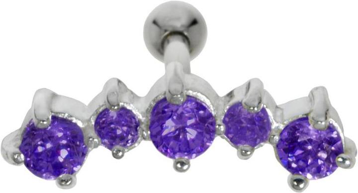 Bijouteria Ohrpiercing (Edelstahl, Messing, Zirkonia)