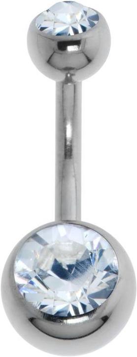 Bijouteria Bauchpiercing (Edelstahl, Zirkonia)