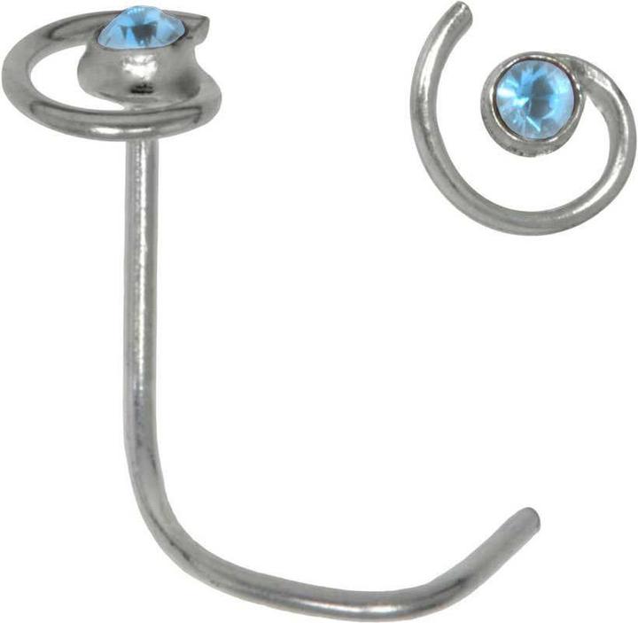 Immagine prodotto Bijouteria Piercing per naso (Argento 925, Vetro (di orologio))