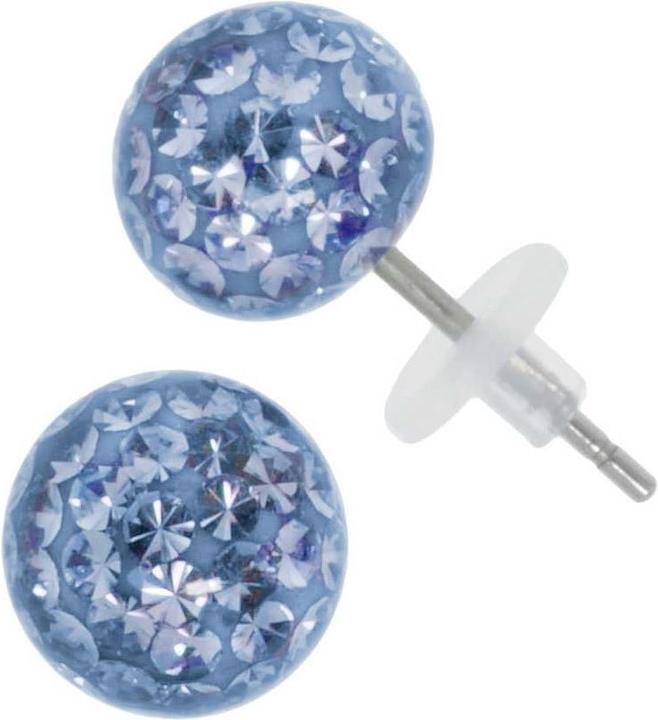 Bijouteria Ohrstecker (Edelstahl, Kristall, Epoxiharz, PVC)
