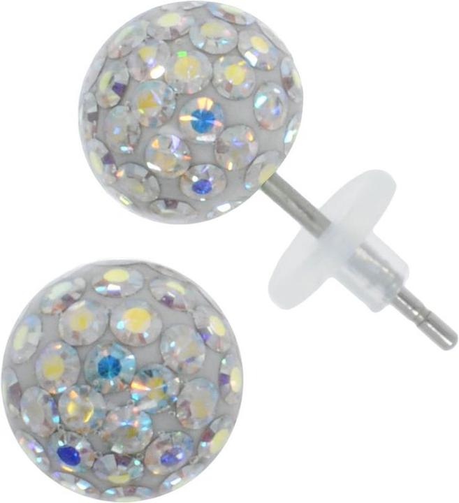 Bijouteria Ohrstecker (Edelstahl, Kristall, Epoxiharz, PVC)
