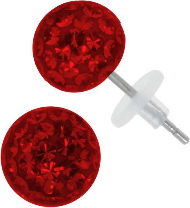 Bijouteria Ohrstecker (Edelstahl, Kristall, Epoxiharz, PVC)