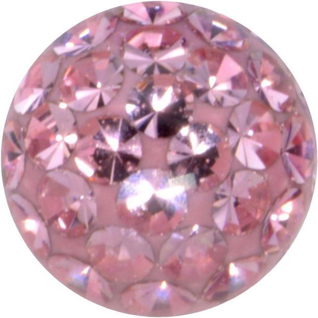 Bijouteria Piercingverschluss (Kristall, Edelstahl, Epoxiharz)