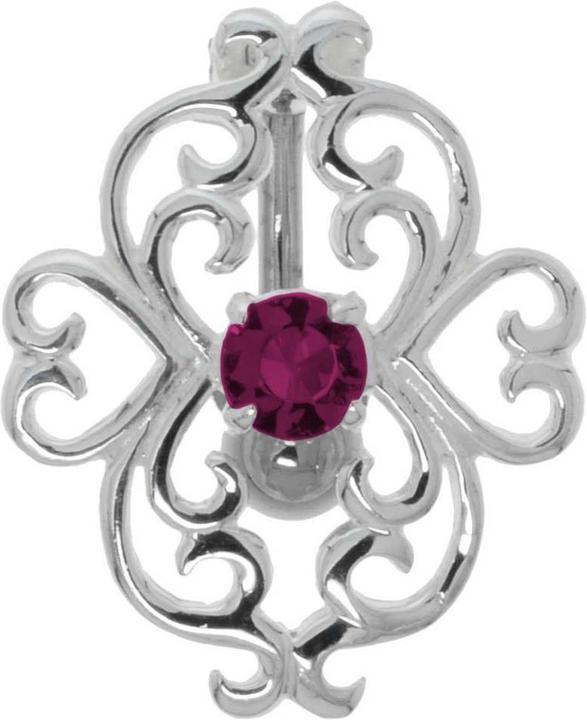 Bijouteria Bauchpiercing (Edelstahl, Silber 925, Zirkonia)