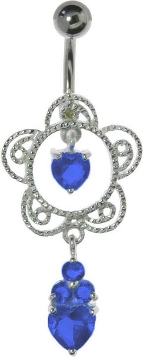 Bijouteria Bauchpiercing (Edelstahl, Silber 925, Kristall)