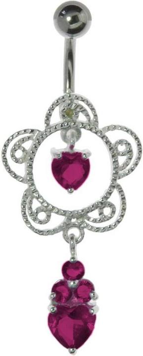 Bijouteria Bauchpiercing (Edelstahl, Silber 925, Kristall)
