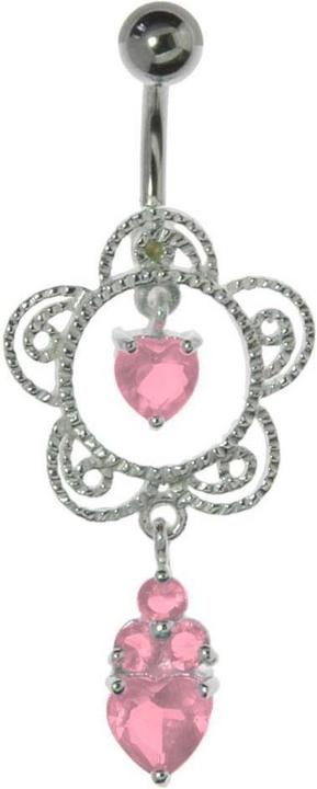 Bijouteria Bauchpiercing (Edelstahl, Silber 925, Kristall)