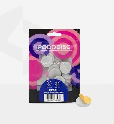 Staleks Polishing sponge for pedicure disc Pro L (Disposable Files-sponges for Pedicure Disc) 25 (1 x)