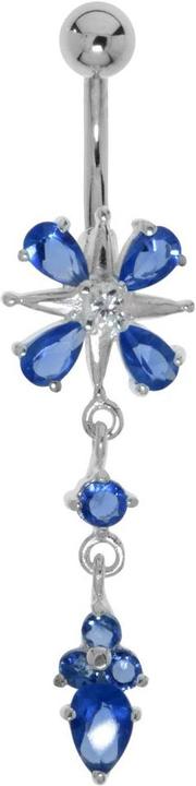 Bijouteria Bauchpiercing (Edelstahl, Silber 925, Zirkonia)