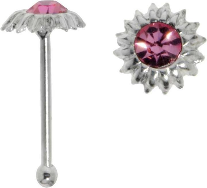Bijouteria Nasenpiercing (Silber 925, Kristall)