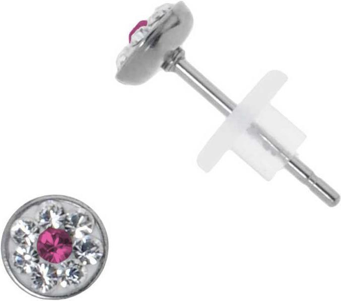 Actual product image Bijouteria Earrings (Stainless steel, Crystal)
