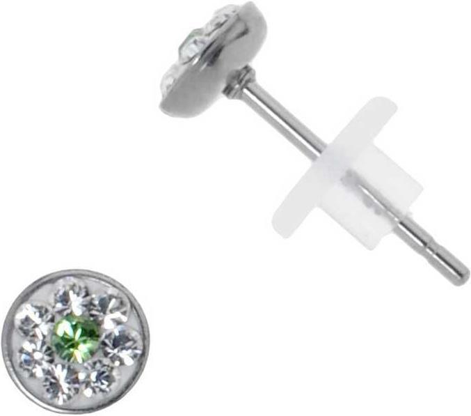 Actual product image Bijouteria Earrings (Stainless steel, Crystal)
