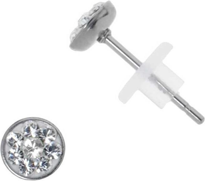 Image du produit Bijouteria Clous d'oreille (Acier inoxydable, Cristallin)