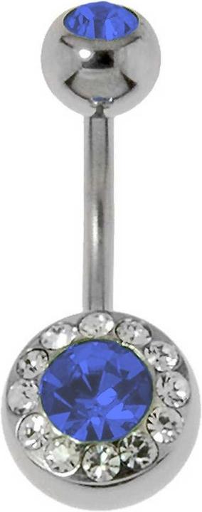Image du produit Bijouteria Piercing nombril (Acier inoxydable, Cristallin)