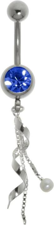 Bijouteria Bauchpiercing (Edelstahl, Silber 925, Kristall, Synthetische Perle)