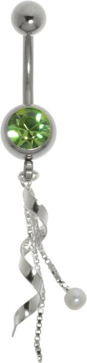 Bijouteria Bauchpiercing (Edelstahl, Silber 925, Kristall, Synthetische Perle)
