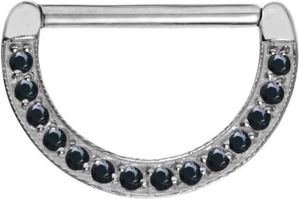 Bijouteria Brustpiercing (Edelstahl, Zirkonia)