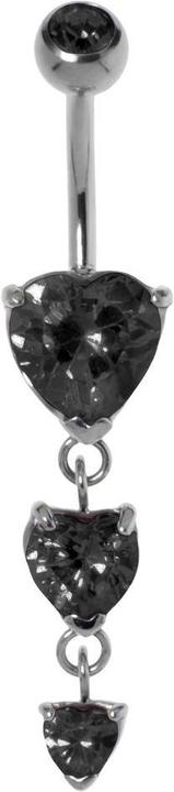 Bijouteria Bauchpiercing (Edelstahl, Kristall)