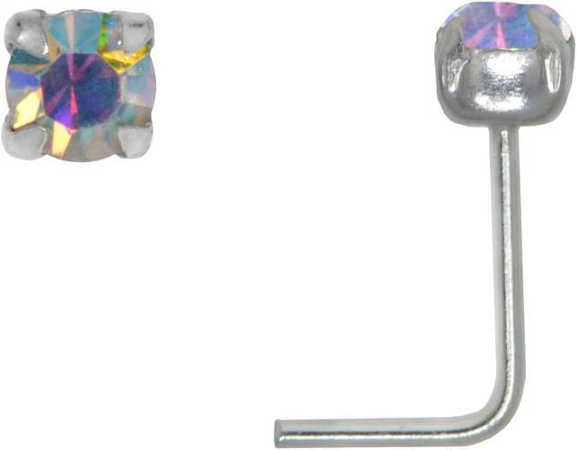 Bijouteria Nasenpiercing (Silber 925, Kristall)