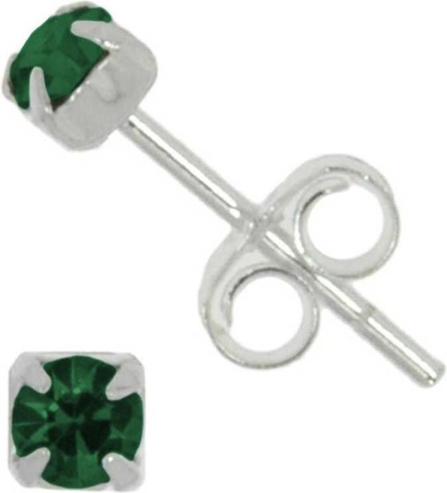 Bijouteria Ohrstecker (Silber 925, Kristall)