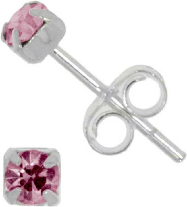 Bijouteria Ohrstecker (Silber 925, Kristall)