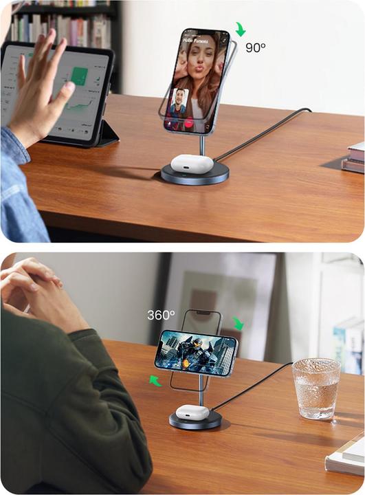 Image du produit Ugreen Chargeur sans fil 2en1 90668 (20 W)