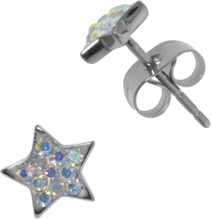 Image du produit Bijouteria Clous d'oreille (Acier inoxydable, Cristallin)