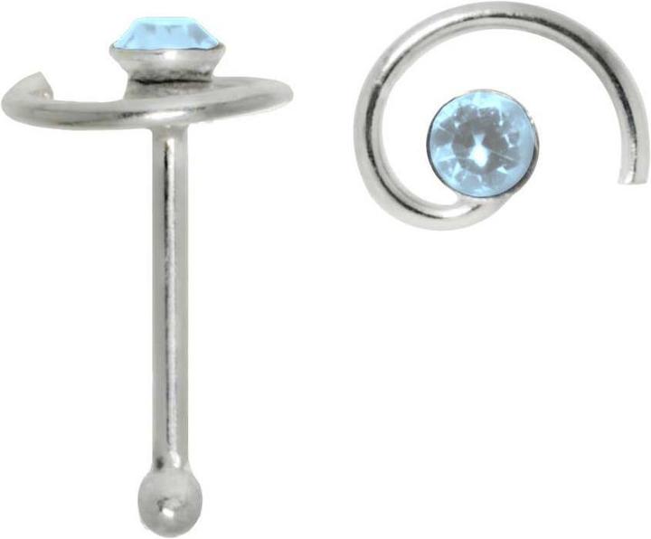 Immagine prodotto Bijouteria Piercing per naso (Argento 925, Vetro (di orologio))