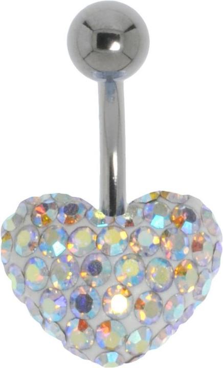 Bijouteria Bauchpiercing (Edelstahl, Kristall)