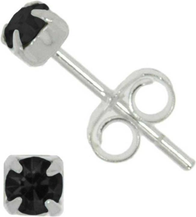 Bijouteria Ohrstecker (Silber 925, Kristall)