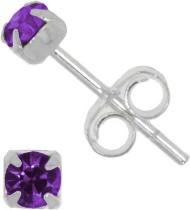 Bijouteria Ohrstecker (Silber 925, Kristall)