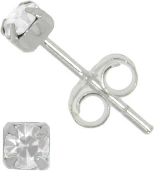 Bijouteria Ohrstecker (Silber 925, Kristall)