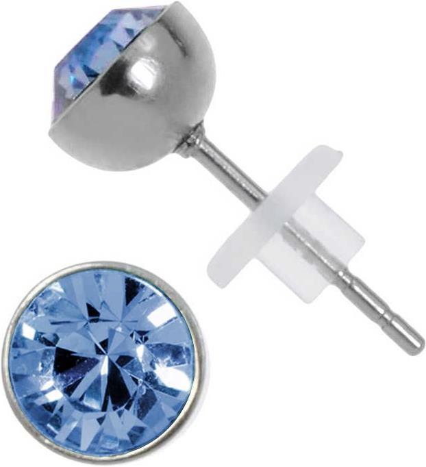 Bijouteria Ohrstecker (Edelstahl, Kristall, PVC)