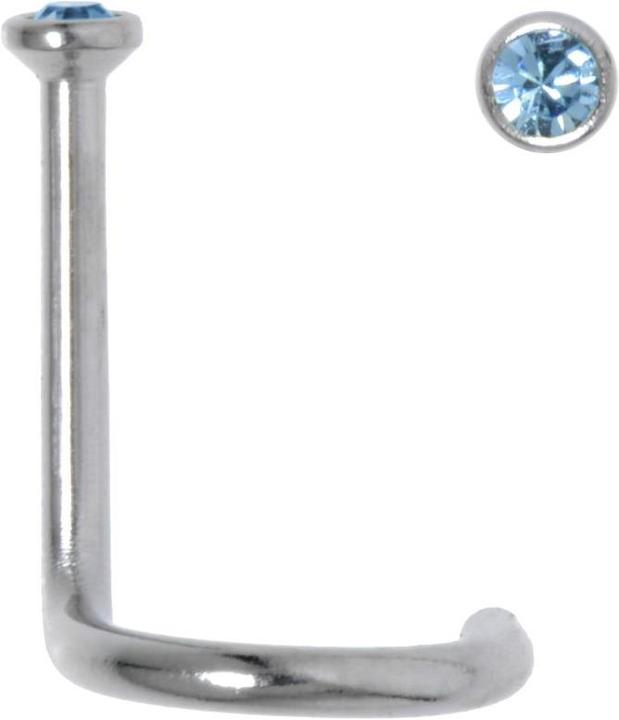 Bijouteria Nasenpiercing (Edelstahl, Kristall)