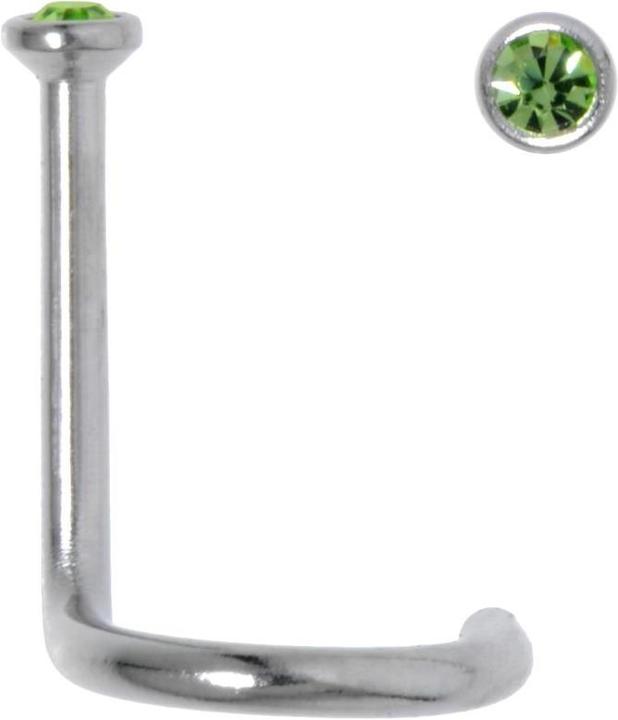 Bijouteria Nasenpiercing (Edelstahl, Kristall)