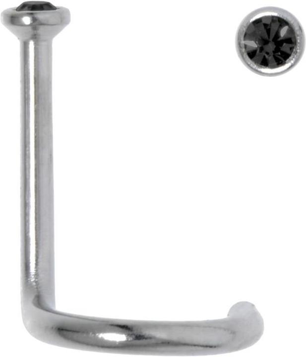 Bijouteria Nasenpiercing (Edelstahl, Kristall)