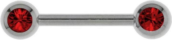 Bijouteria Brustpiercing (Edelstahl, Kristall)