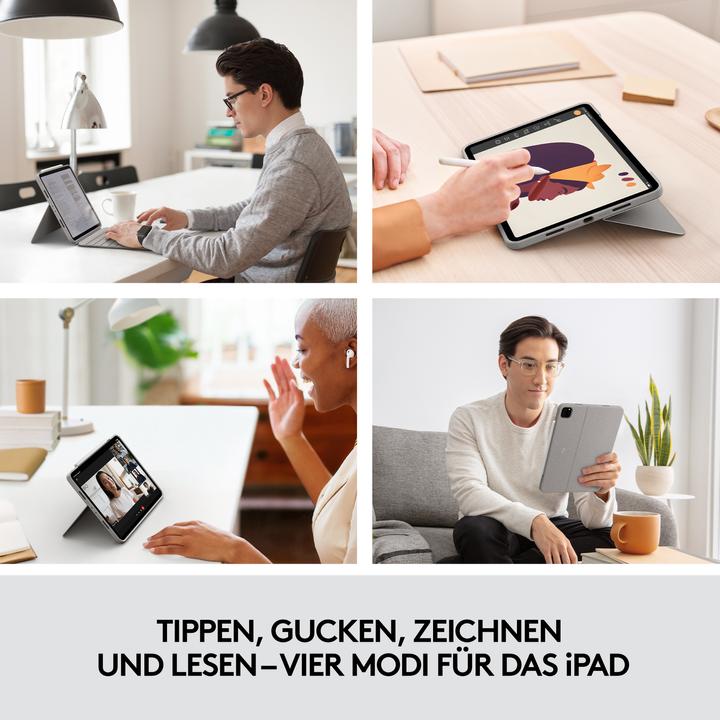 Actual product image Logitech Combo Touch (US, iPad Pro 11 2018 (1. Gen), iPad Pro 11 2020 (2. Gen), iPad Pro 11 2021 (3rd Gen), iPad Pro 11 2022 (4th Gen))
