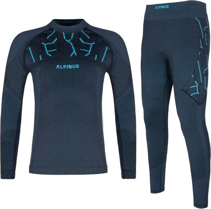 Alpinus Tactical Gausdal Set Graphit-Blau Thermo-Unterwäsche SI8922 - SI8924 120-136 (122, 128, 134)