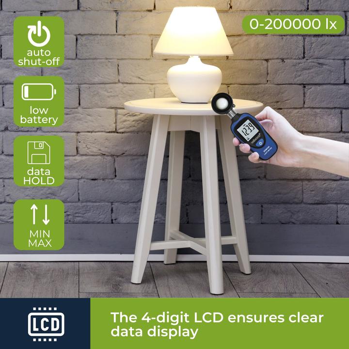 Actual product image Velleman Luxmeter