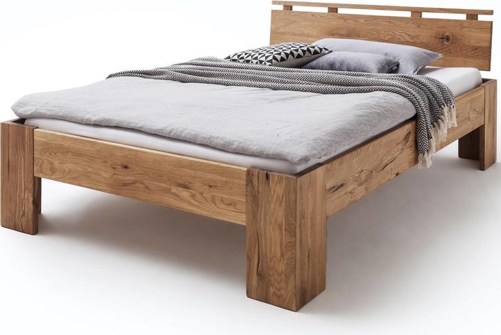Actual product image zz_ArchivedByPCD_Mutoni wood Wooden bed Canada II Wild oak massive (160 x 200 cm)