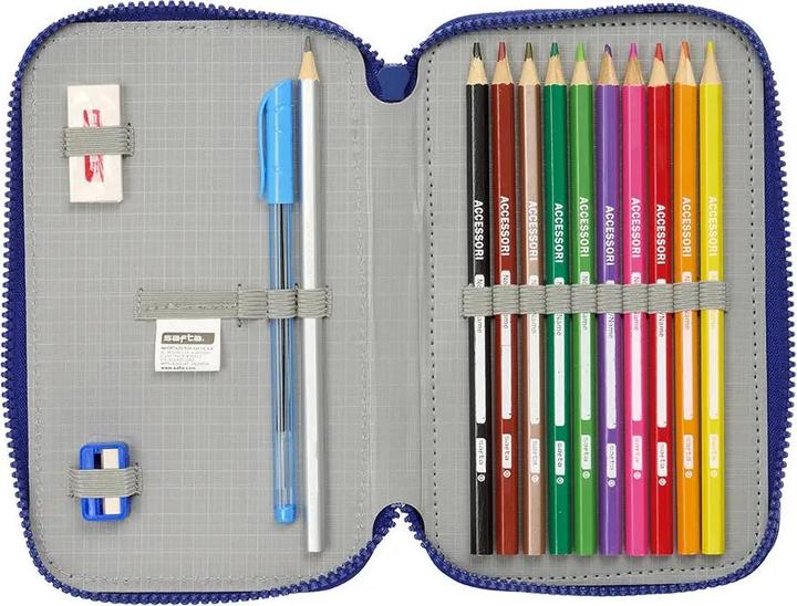 Produktbild Safta FC Barcelona "24/25" - Etui inkl. Stifte, Spitzer und Radiergummi (28 Teile)