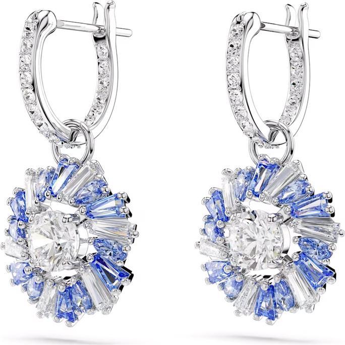 Image du produit Swarovski Idyllia Drop Boucles d'oreilles Fleur Bleu (Métal Swarovski)
