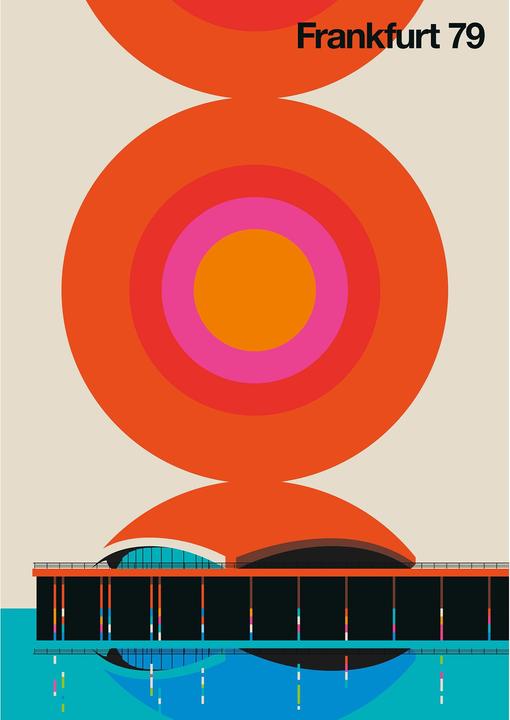 Actual product image Ixxi Frankfurt 79 Bo Lundberg picture (80 x 120 cm)