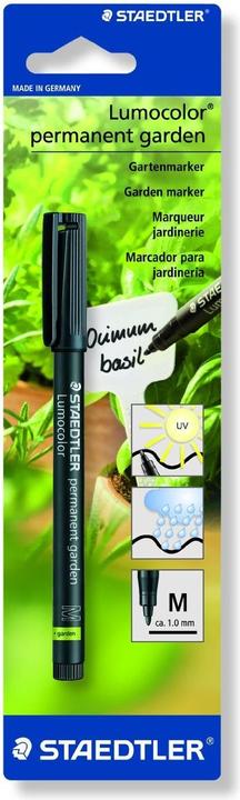 Actual product image Staedtler Gartenmarker Lumocolor M (Black, 1 mm, 1 x)