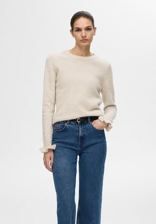 Produktbild Selected Femme Rüschenärmel Strickpullover (XL)