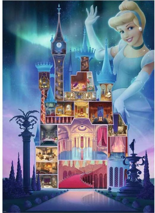 Actual product image Ravensburger Puzzle 12000259 - Cinderella - 1000 pieces Disney Castle Collection Puzzle for (1000 pieces)