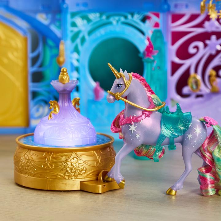 Produktbild Spin Master Unicorn Academy - Stall Spielset (inkl. Brunnen mit Licht- und Soundeffekten)