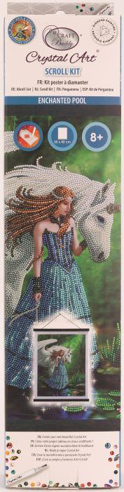 Produktbild Craft Buddy Crystal Art Bild "Enchanted Pool" 35x45 cm Scroll