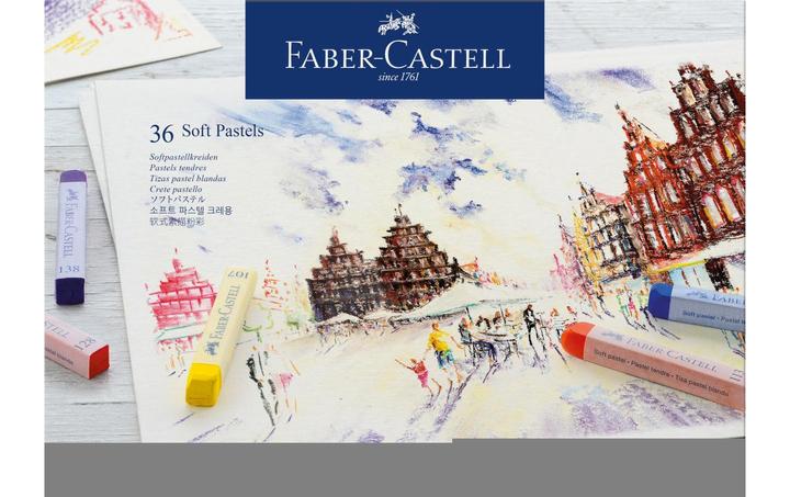 Image du produit Faber-Castell Craies pastel douces (Multicolore, 36 x)